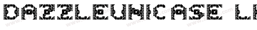 DazzleUnicase Light字体转换